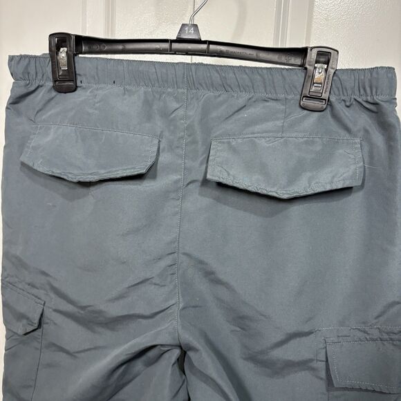 Supermassive Cargo Pants Mens S Gray Utility Drawstring Hem Outdoor Streetwear - Picture 3 of 10